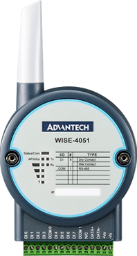 Advantech WISE-4051 8Ch Dig Input IoT Wireless I/O Module with RS-485