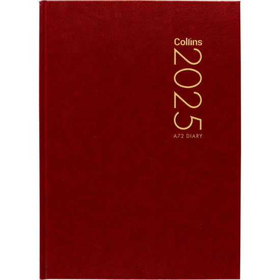 Collins Diary A72 Red 2027