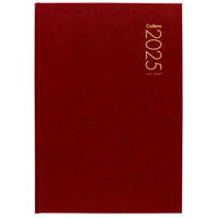 Collins Diary A52 Red 2027