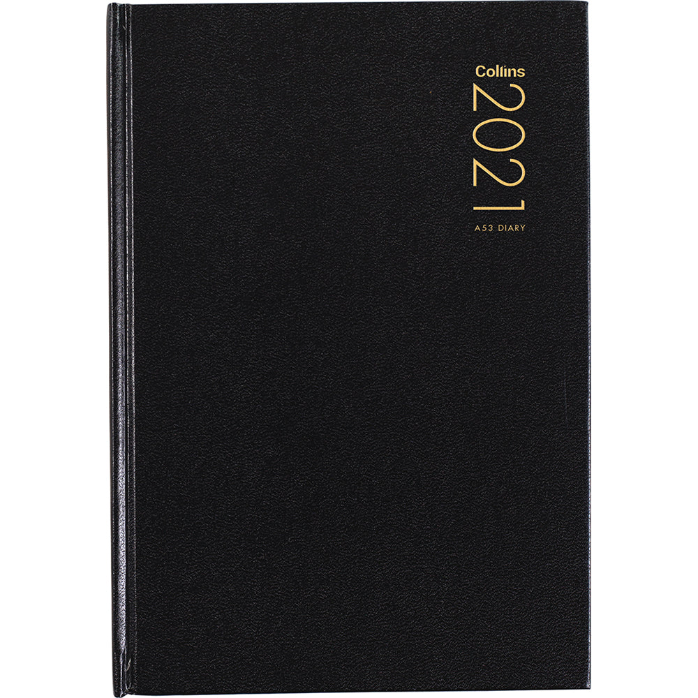 Collins Diary A53 Black 2027