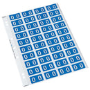 Codafile Label Alpha O 25mm Pack 5 Sheets