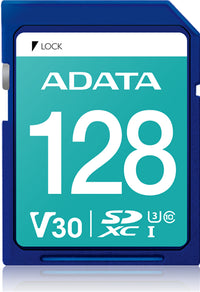 ADATA Premier Pro UHS-I U3 V30 SDXC Card 128GB