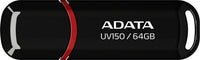 ADATA UV150 Dashdrive USB3.2 64GB Black/Red Flash Drive