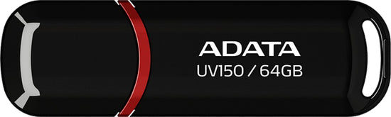 ADATA UV150 Dashdrive USB3.2 64GB Black/Red Flash Drive