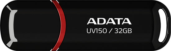 ADATA UV150 Dashdrive USB 3.2 32GB Black/Red Flash Drive