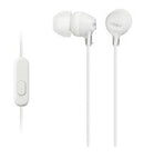 Sony MDREX15APW In Ear Headphone w/Smart Phone Control White