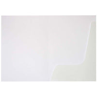 FM Presentation Folder Gloss White Single Pocket 50 Pack 250gsm