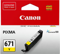 Canon CLI671Y Yellow Ink Cartridge