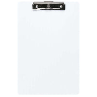 FM Clipboard Clear Transparent Plastic Foolscap