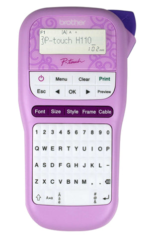 Brother PTH110PK Durable P-Touch Pink Label Printer $20 Cashback