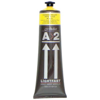 A2 Lightfast Heavybody Acrylic 120ml Cadmium Yellow Medium Hue