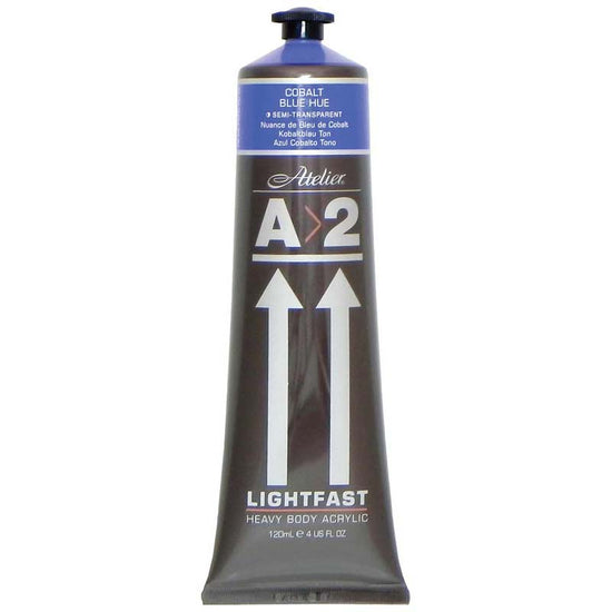 A2 Lightfast Heavybody Acrylic 120ml Cobalt Blue Hue