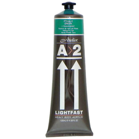 A2 Lightfast Heavybody Acrylic 120ml Pthalo Green Hue