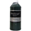 Chromacryl Acrylic Paint Student 1 Litre Forest Green