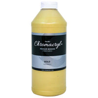 Chromacryl Acrylic Paint Student 1 Litre Gold