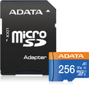 ADATA Premier microSDXC UHS-I A1 V10 Card with Adapter 256GB