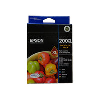 Epson 200XL High Yield Ink Cartridge 4 Ink Value Pack
