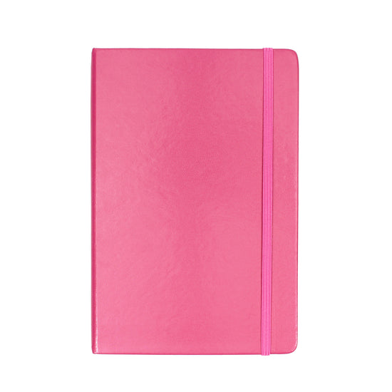 Silvine Executive Notebook A5 7mm Ruled 160 Pages Pink
