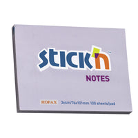 Stick'n Notes 76x101mm 100 Sheet Pastel Purple