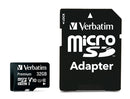 Verbatim Premium microSDHC Class 10 UHS-I Card 32GB with Adapter