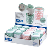 Milan Antibacterial 2 Hole Pencil Sharpener. Sold per 12s