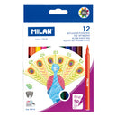 Milan Markers Value Fine Tip Pack 12 Assorted Colours