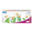 Milan Coloured Pencils Thick Lead Hexagonal Pack 48 Metal Box