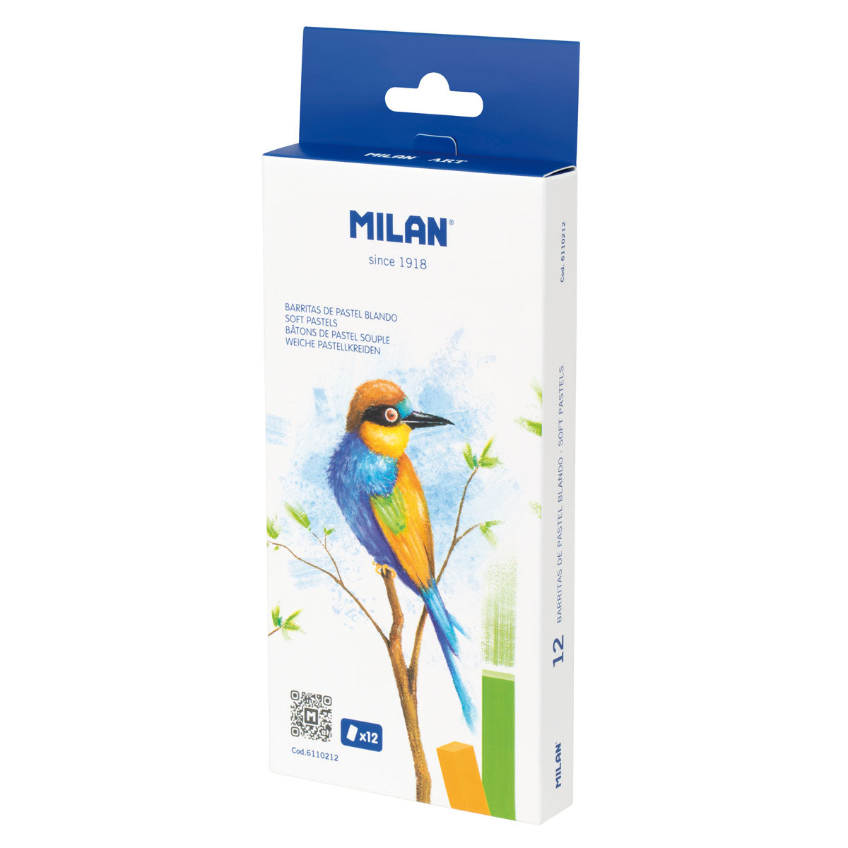Milan Soft Pastels 12 Pack Standard Colours