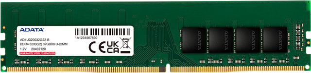 Adata Premier 8GB DDR4 3200 1024X8 DIMM  Lifetime wty