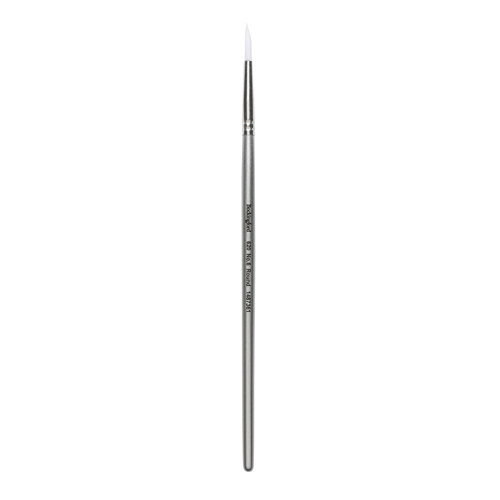 Bockingford Paint Brush 620 Taklon White Round Size 6