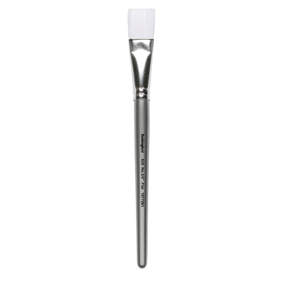 Bockingford Paint Brush 625 Taklon White Flat 3/4 18mm