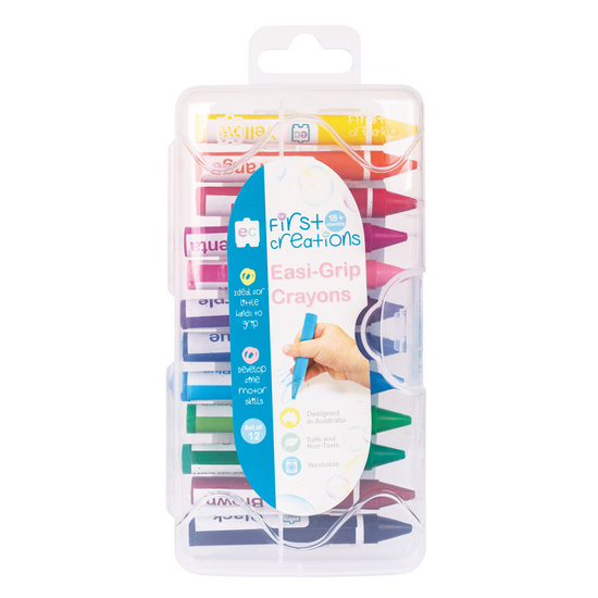 EC First Creations Easi-Grip Crayons Set 12