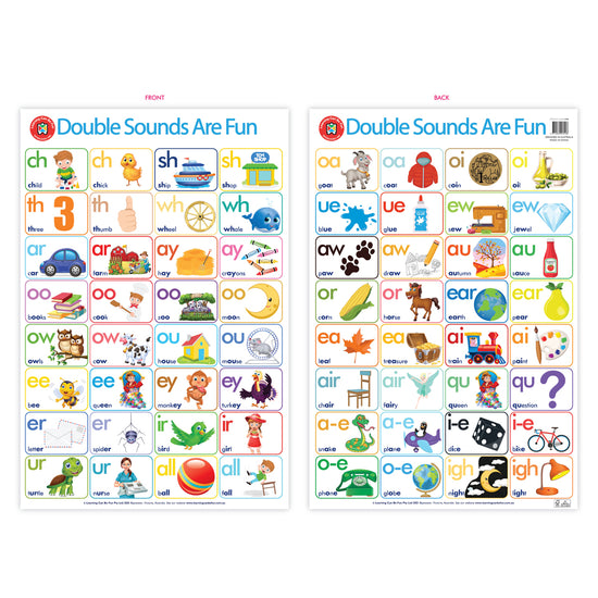 LCBF Wall Chart Double Sounds Are Fun Poster