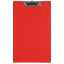 FM Clipboard Red With Flap Foolscap