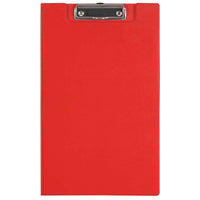 FM Clipboard Red With Flap Foolscap