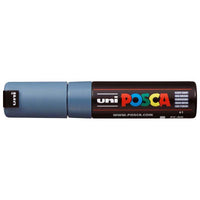 Uni Posca Marker 8.0mm Bold Chisel Slate Grey PC-8K