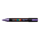 Uni Posca Marker 1.8-2.5mm Med Bullet Metallic Violet PC-5M