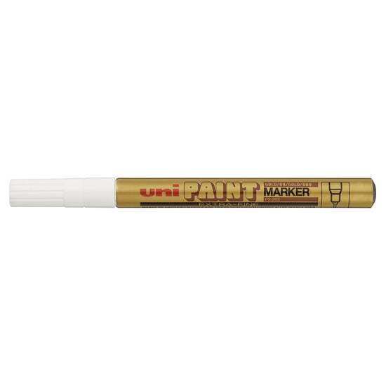 Uni Paint Marker 0.8mm Bullet Tip Gold PX-203