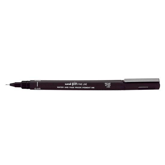 Uni Pin Fineline Permanent 0.05mm Black