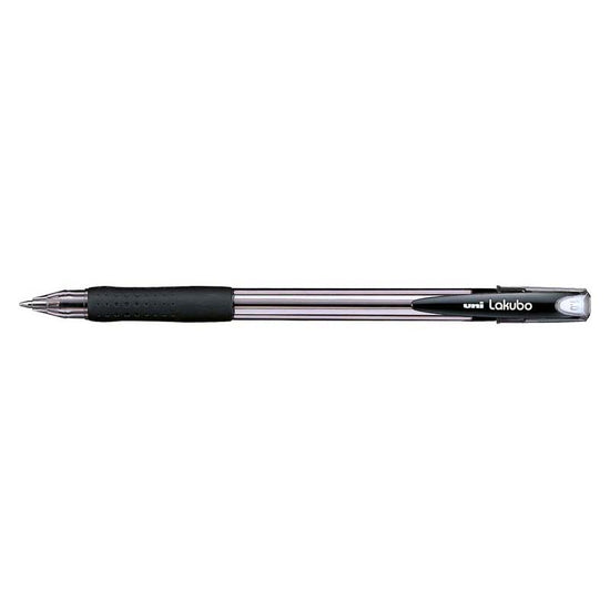 Uni Lakubo Capped Ballpoint 1.0mm Black SG-100