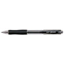 Uni Laknock 0.7mm Retractable Fine Black SN-100