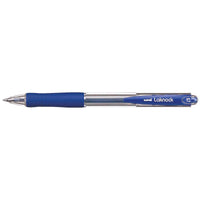 Uni Laknock 0.7mm Retractable Fine Blue SN-100