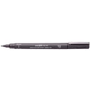 Uni Pin Fineline Permanent Brush Tip Dark Grey