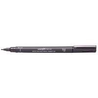 Uni Pin Fineline Permanent Brush Tip Dark Grey