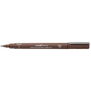 Uni Pin Fineline Permanent Brush Tip Sepia