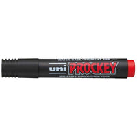 Uni Prockey Marker 1.2mm Bullet Tip Red PM-122