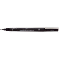 Uni Pin Fineline Permanent 1.0mm Chisel Tip Black