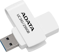 ADATA UC310 Swivel USB3.2 256GB White Flash Drive