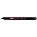 Uni Posca Marker 0.7mm Ultra-Fine Pin Tip Black PC-1MR
