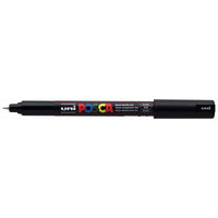 Uni Posca Marker 0.7mm Ultra-Fine Pin Tip Black PC-1MR